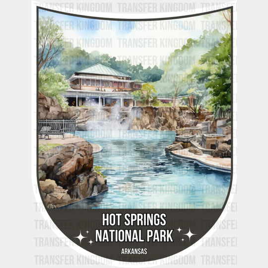 Hot Springs National Park Arkansas - National Parks DTF Transfer