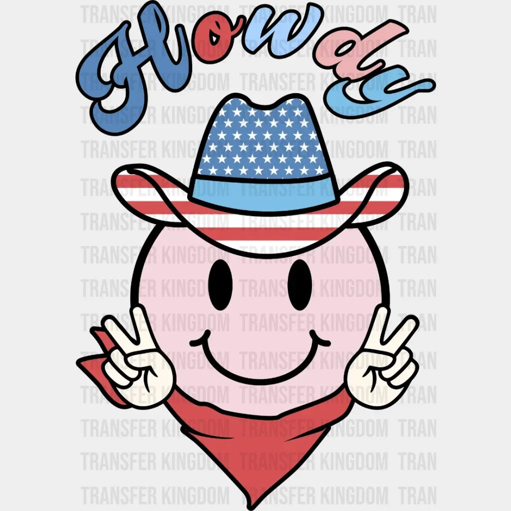 Howdy American Dtf Transfer
