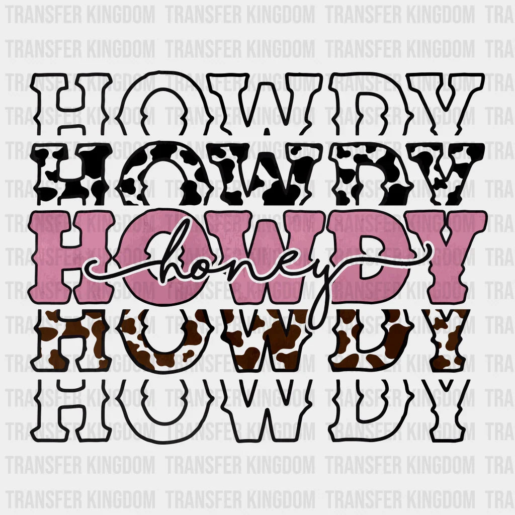 Howdy Cow Design - Dtf Heat Transfer