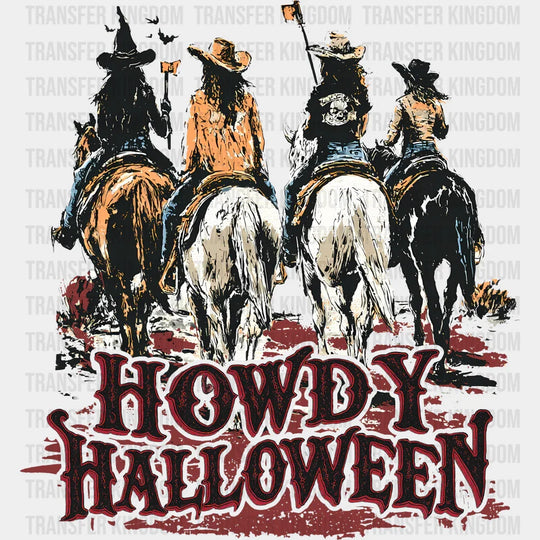 Howdy Halloween - Halloween DTF Transfer Adult Unisex - S & M (10’’) / Dark Color Design (See Imaging)