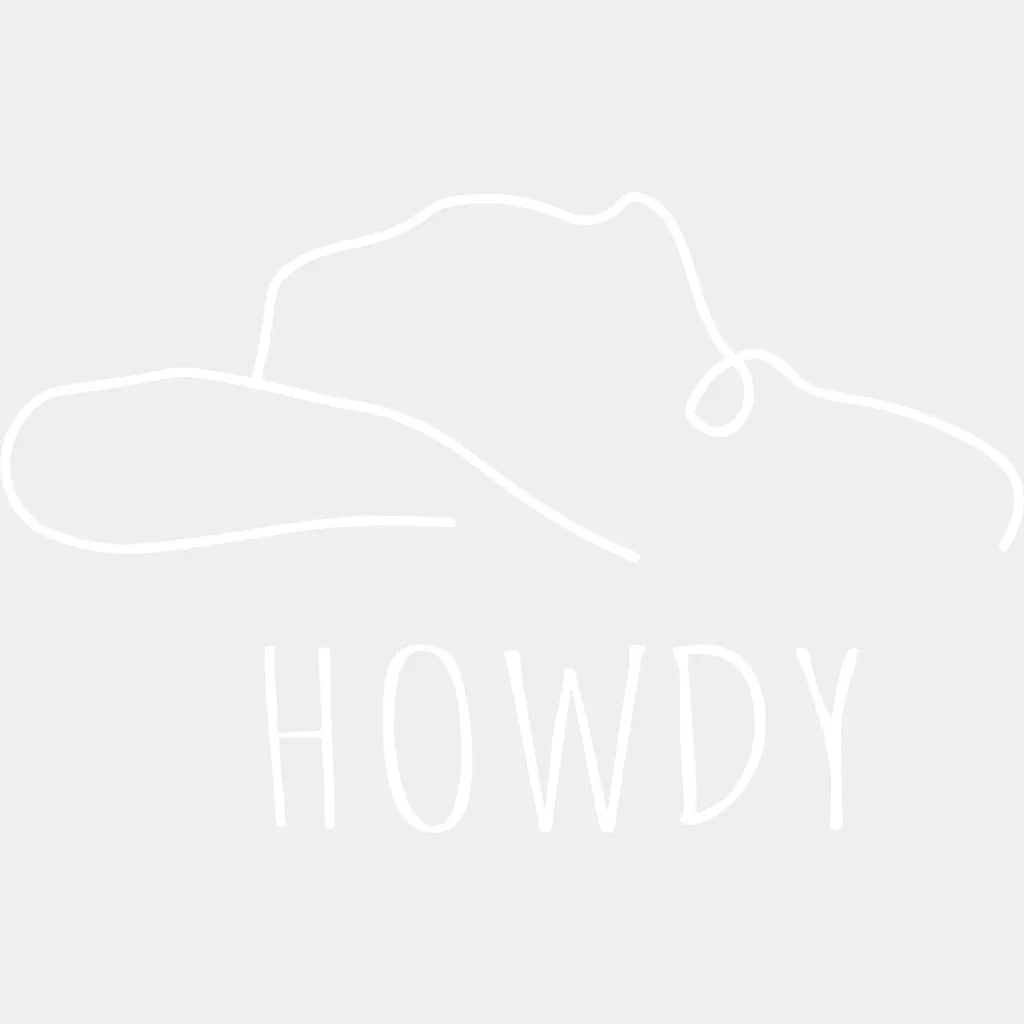 Howdy Hat Design - Dtf Heat Transfer