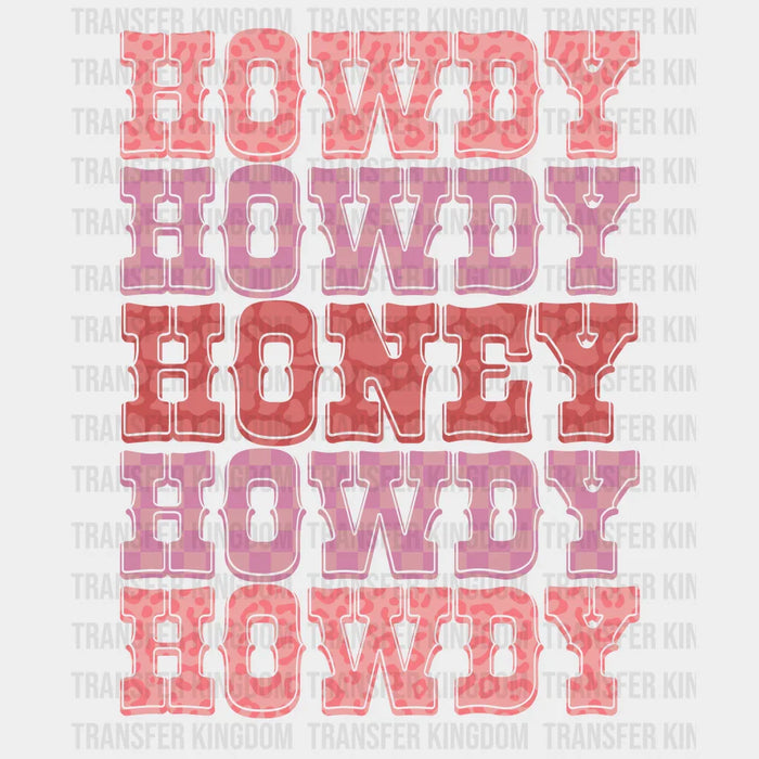HOWDY HONEY - DTF heat transfer