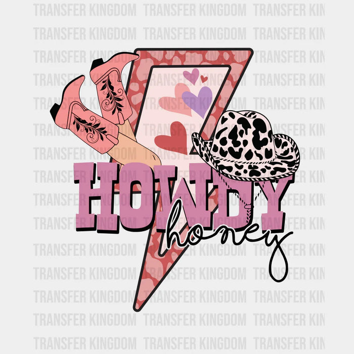 HOWDY HONEY HAT - DTF heat transfer