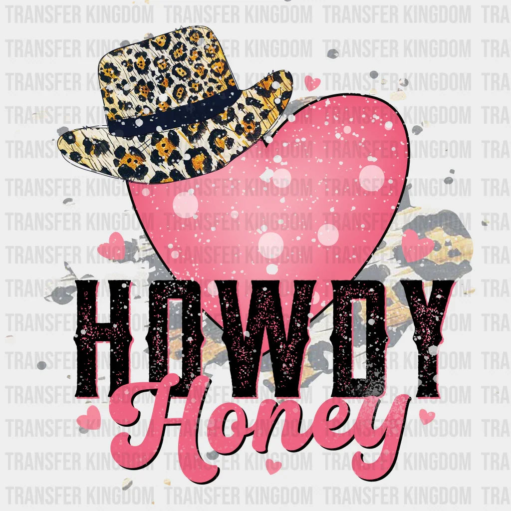 HOWDY HONEY HEART - DTF heat transfer - transfer-kingdom