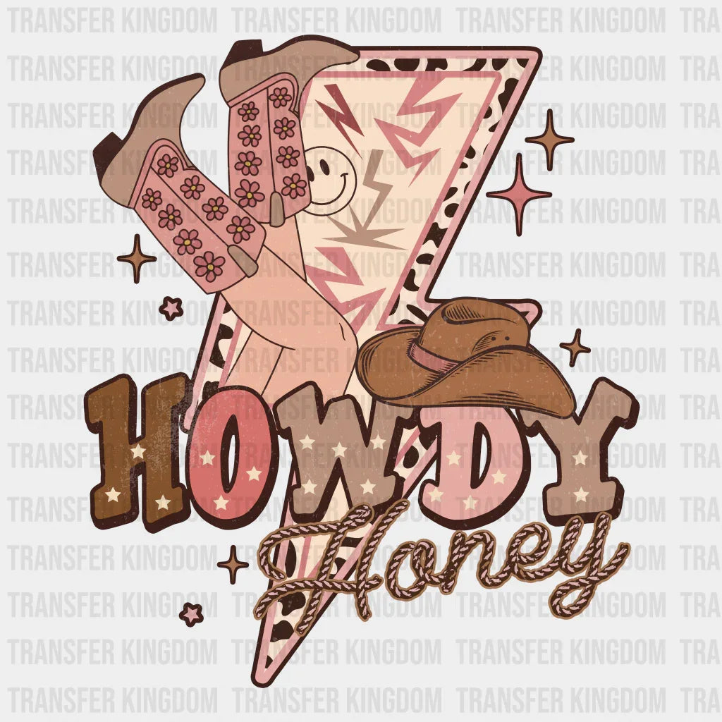 HOWDY HONEY YALL - DTF heat transfer - transfer-kingdom