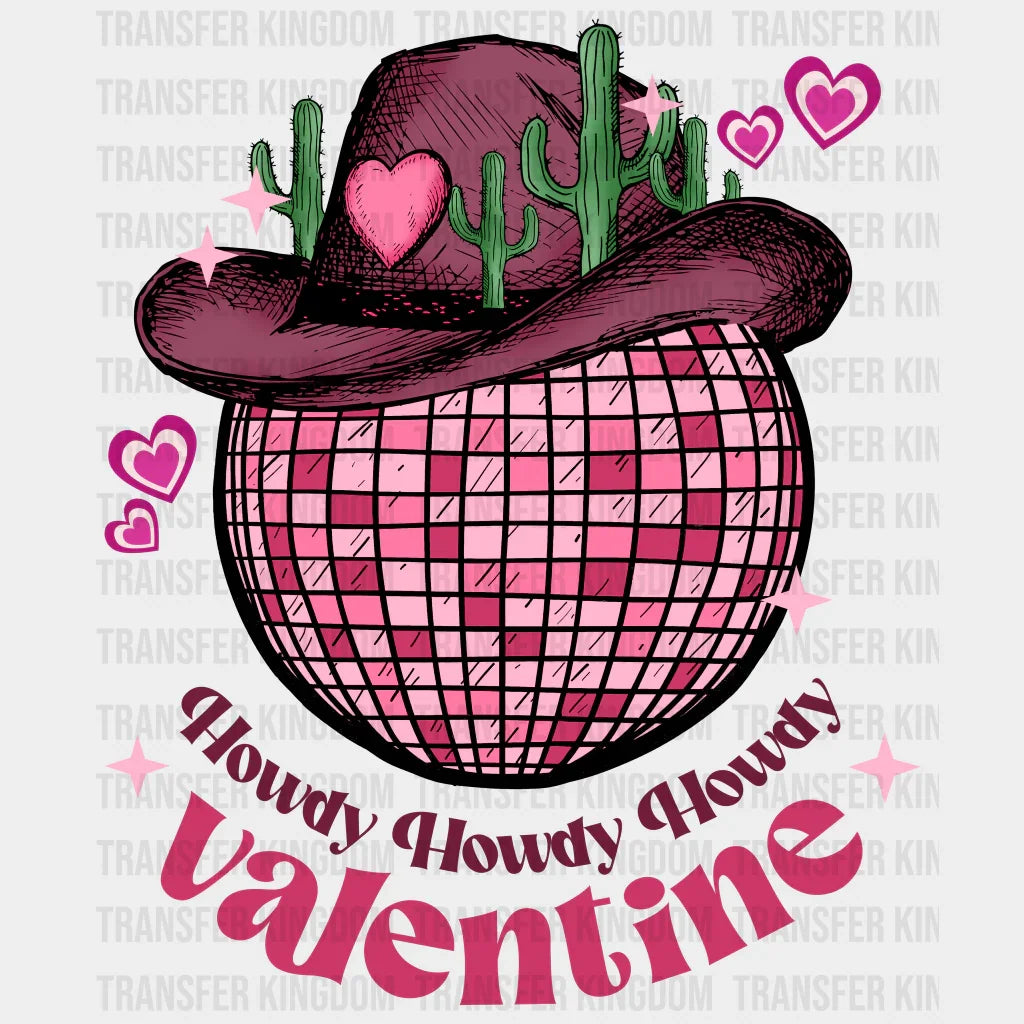 HOWDY HOWDY HOWDY VALENTINE - DTF heat transfer - transfer-kingdom
