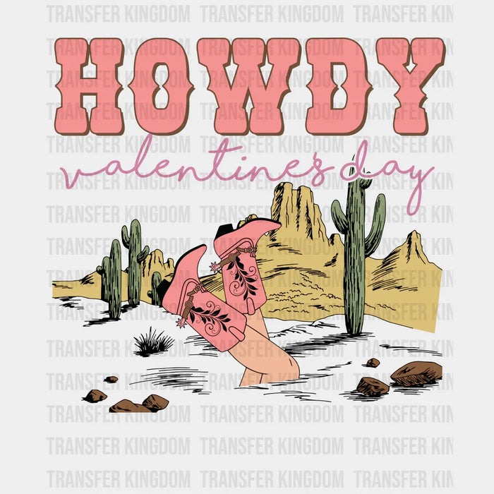HOWDY Valentines Day - DTF heat transfer