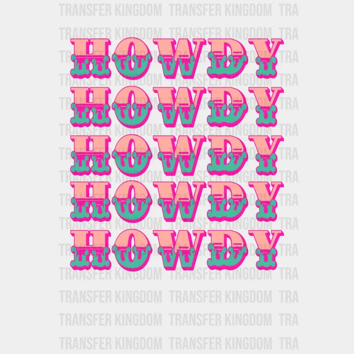 Howdy Vintage Country Design - DTF heat transfer