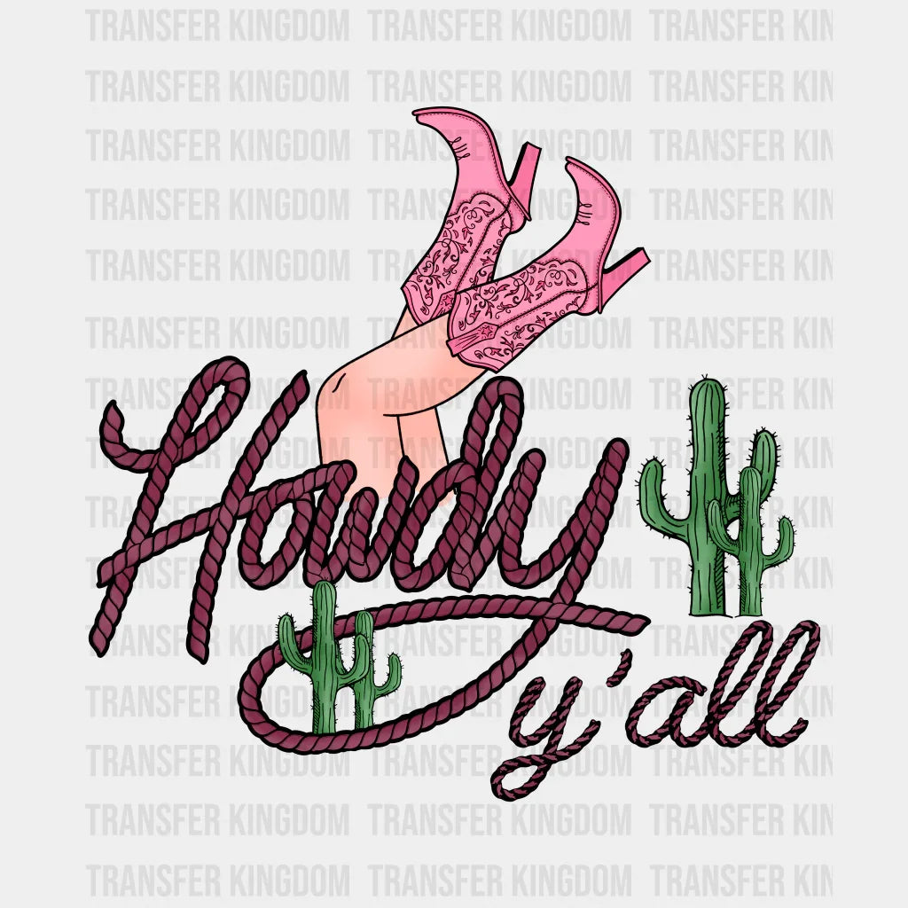HOWDY YALL - DTF heat transfer - transfer-kingdom