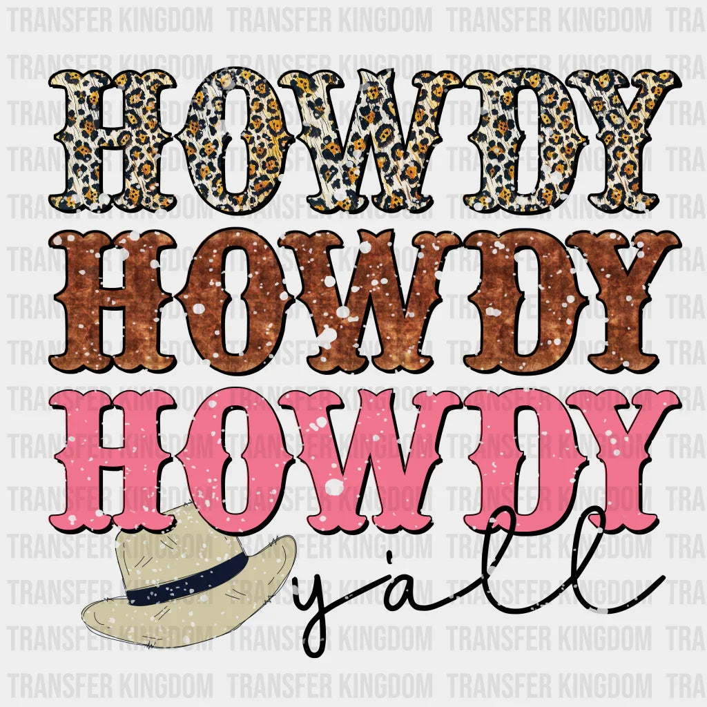 HOWDY HOWDY YALL - DTF heat transfer - transfer-kingdom