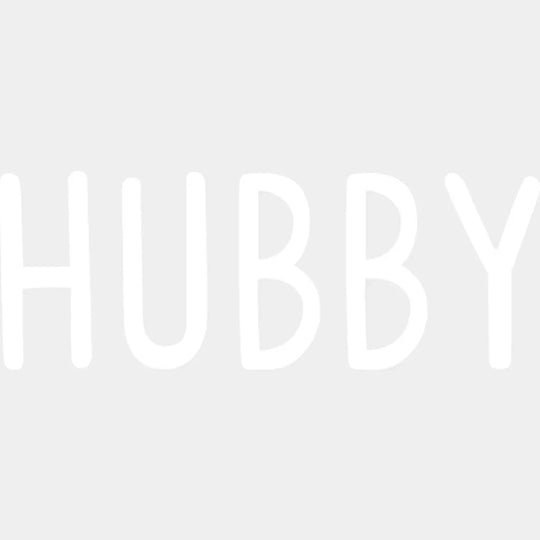 Hubby / Wifey Design - Dtf Heat Transfer Unisex S & M ( 10 ) Light Color See Imaging