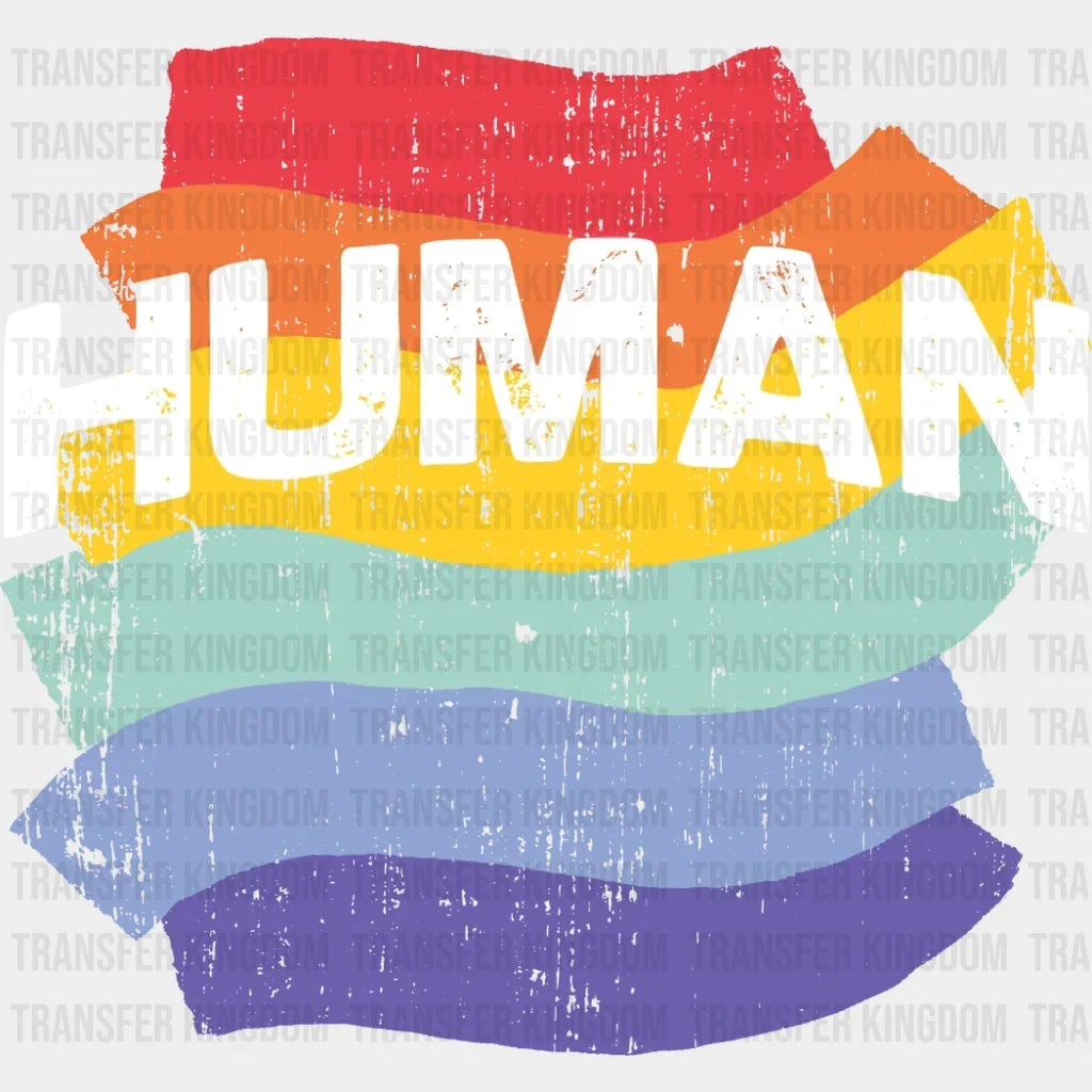 Human Lgbt - Pride Month Equality Design Dtf Heat Transfer