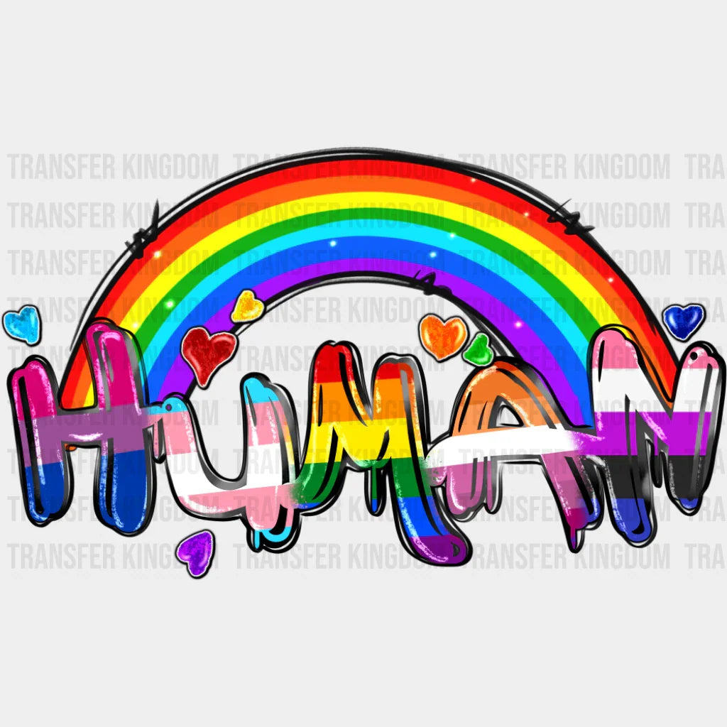 Human Rainbow - LGBTQ + DTF Transfer