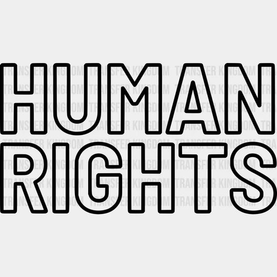 Human Rights Design - Dtf Heat Transfer