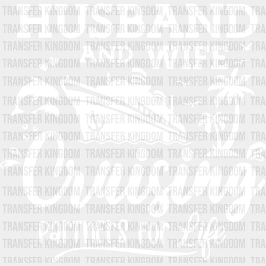 Husband And Wife - Family Cruise Dtf Heat Transfer Unisex S & M (10’’) / Light Color Design See