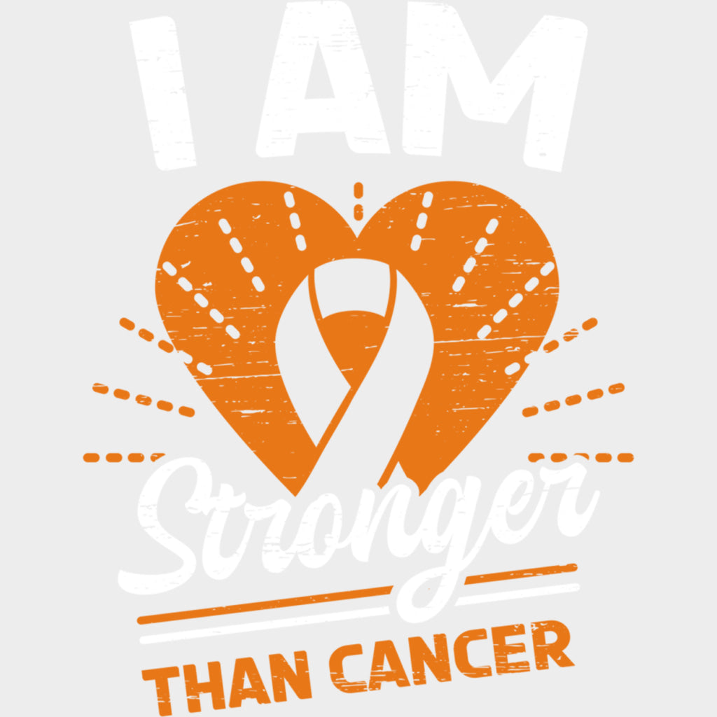 I Am Stronger Than Cancer - Leukemia DTF Transfers Adult Unisex - S & M (10’’) / Light Color Design (See Imaging)