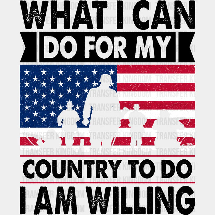 I Am Willing- Memorial Day DTF Transfer