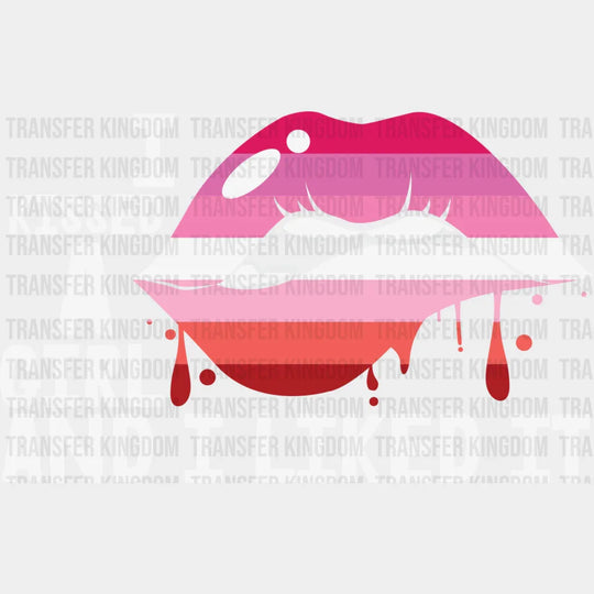 I Kissed A Girl And Liked It - Lesbian Dtf Transfer Unisex S & M (10’’) / Light Color Design