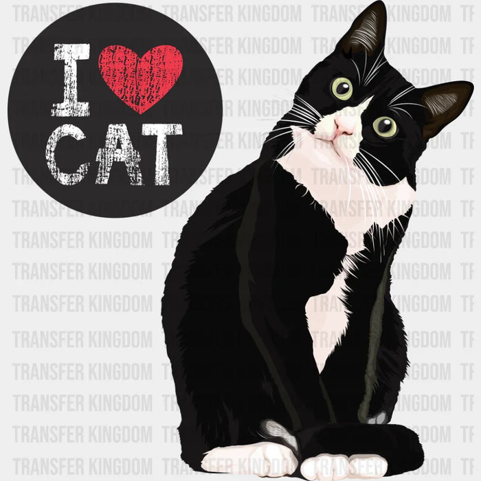 I Love Cat - Cats DTF Transfer