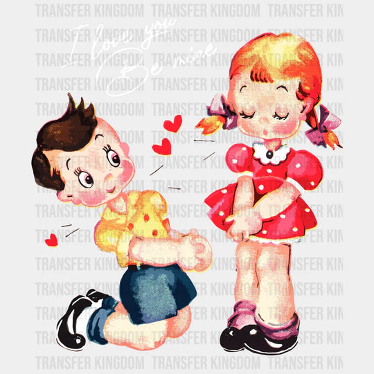 I Love You Be Mine Valentines Day Design - Dtf Heat Transfer Unisex S & M ( 10 ) / Light Color See