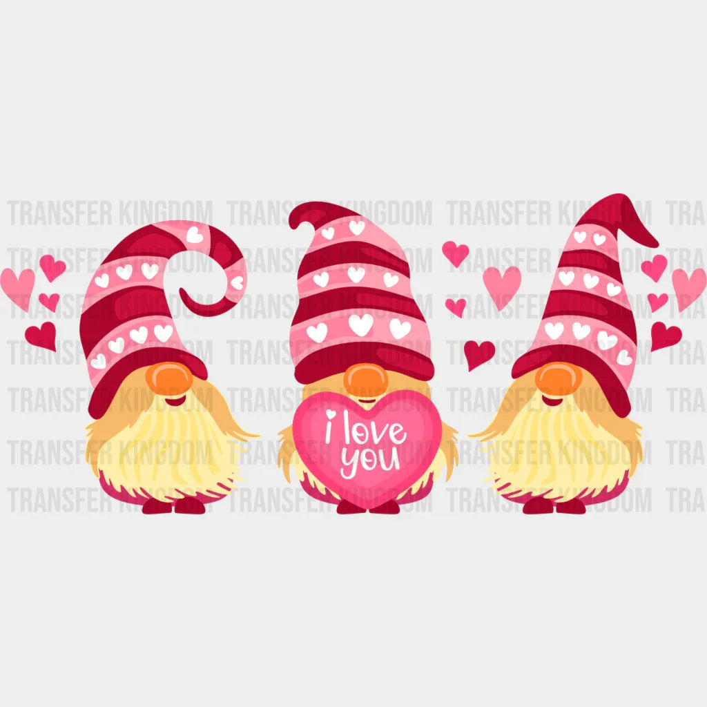 I Love You Design - Valentine’s Day Dtf Heat Transfer
