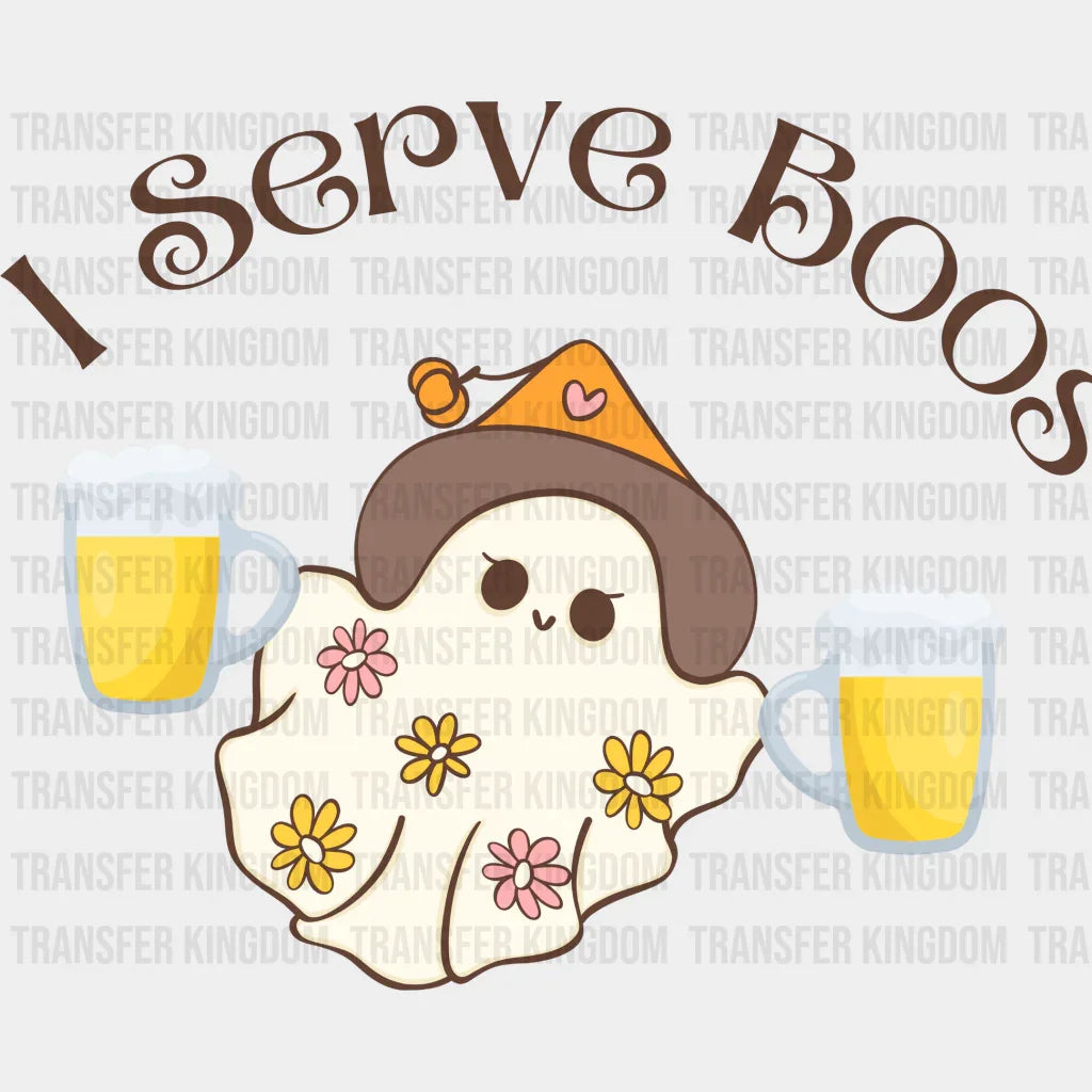I Serve Boos Halloweendesign - Dtf Heat Transfer