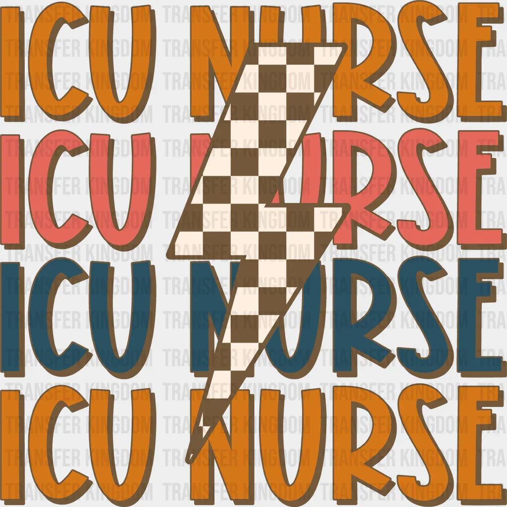 Icu Nurse Energy Design - Dtf Heat Transfer