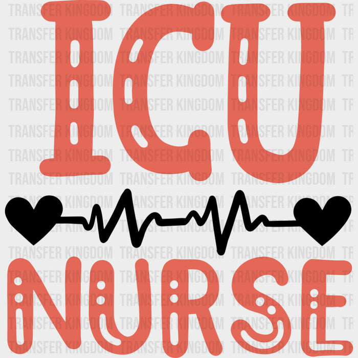 ICU Nurse, Hearts & ECG Line - ICU DTF Transfers