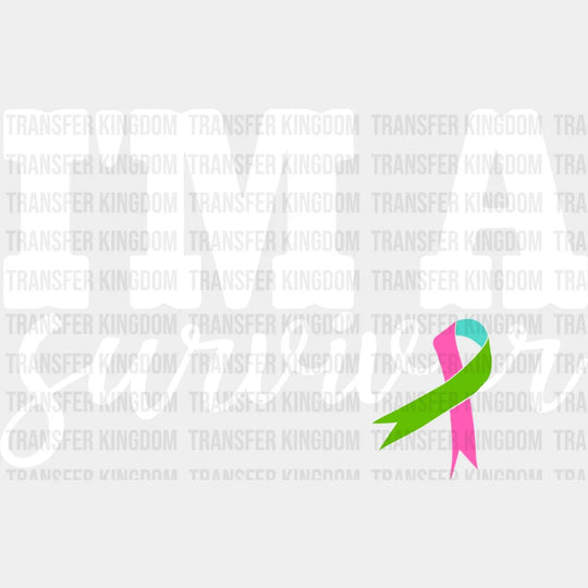 I’m A Survivor - Metastatic Breast Cancer Dtf Transfer Unisex S & M (10’’) / Light Color