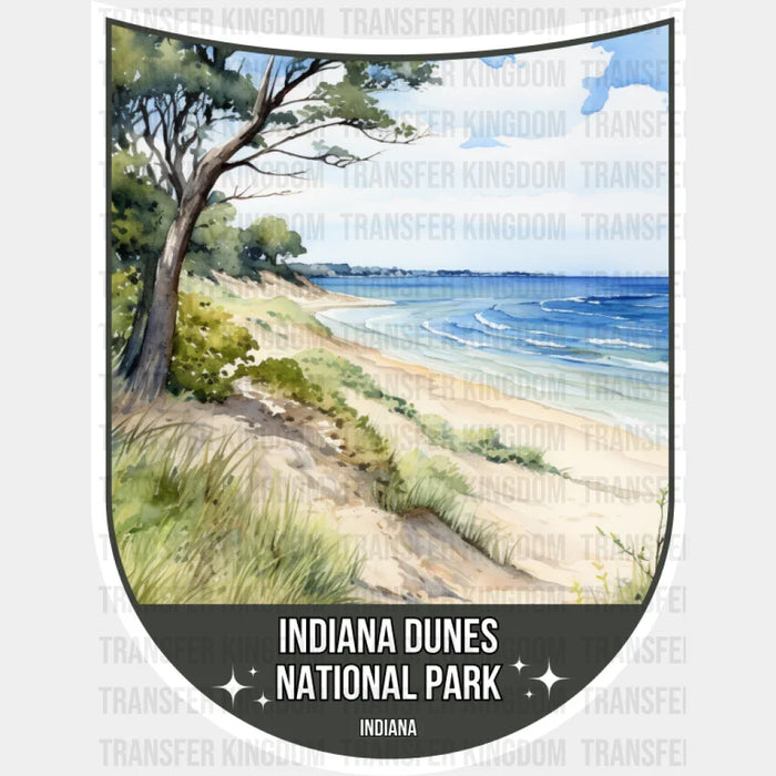 Indiana Dunes National Park Indiana - National Parks DTF Transfer