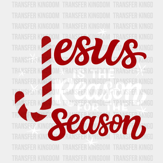 Jesus Is The Reason For Season Christmas Design Dtf Transfer Unisex - S & M ( 10 ) / Light Color See