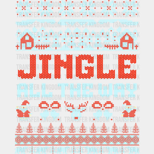 Jingle All The Way - Christmas DTF Transfer