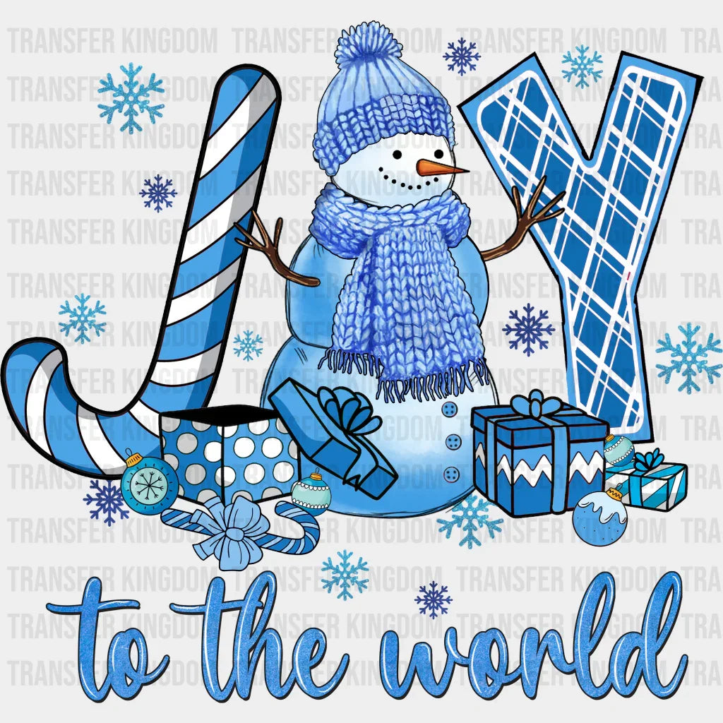 Joy To The World - Winter Iron On Dtf Transfer