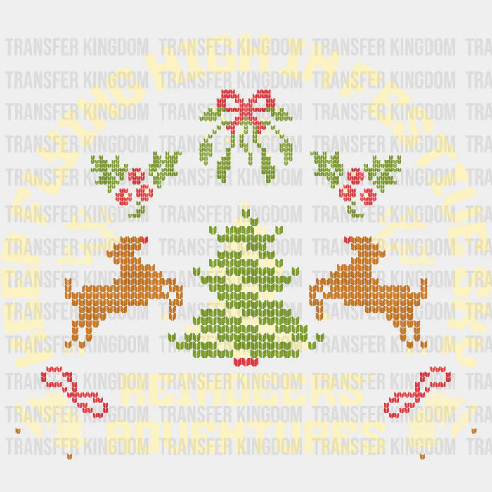 Keep Flying High In Festive Sky - Christmas DTF Transfer