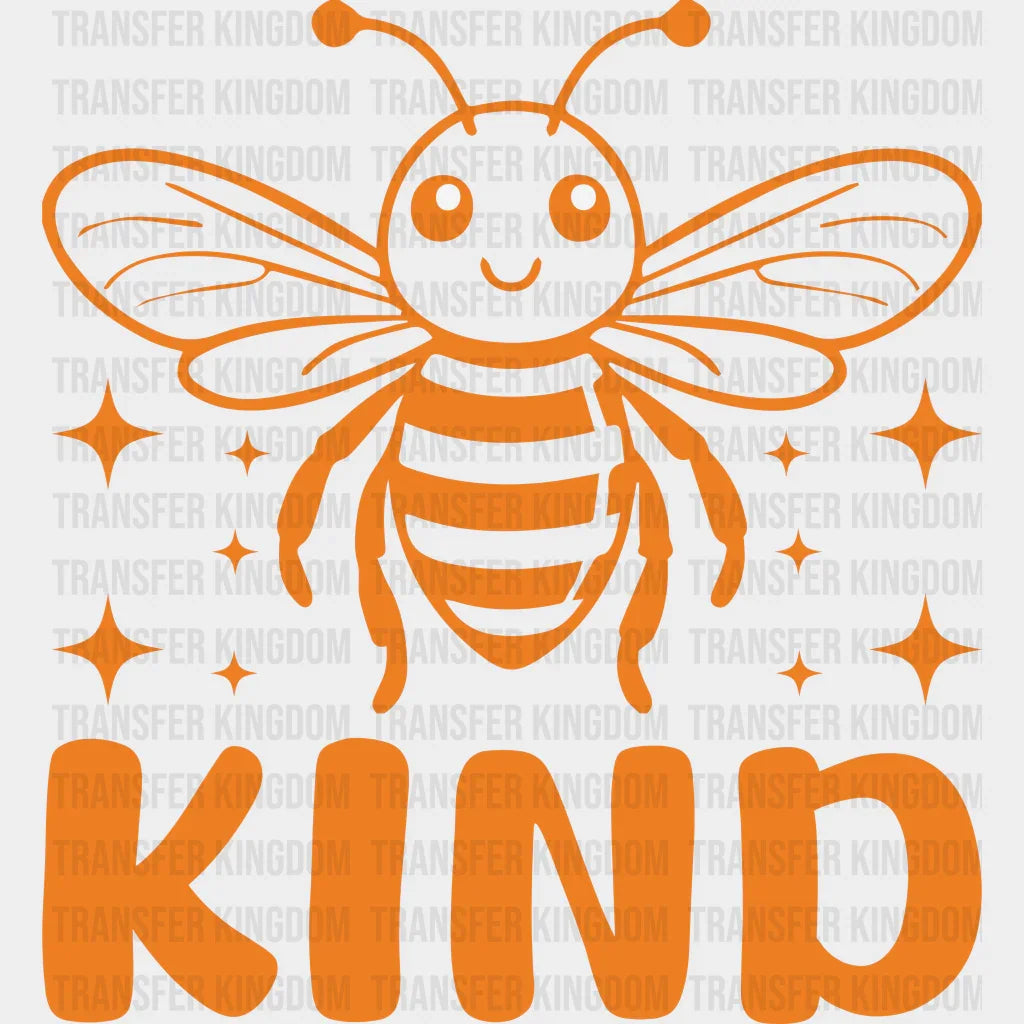 Kind Bee Design - Anti Bullying Iron On Dtf Transfer