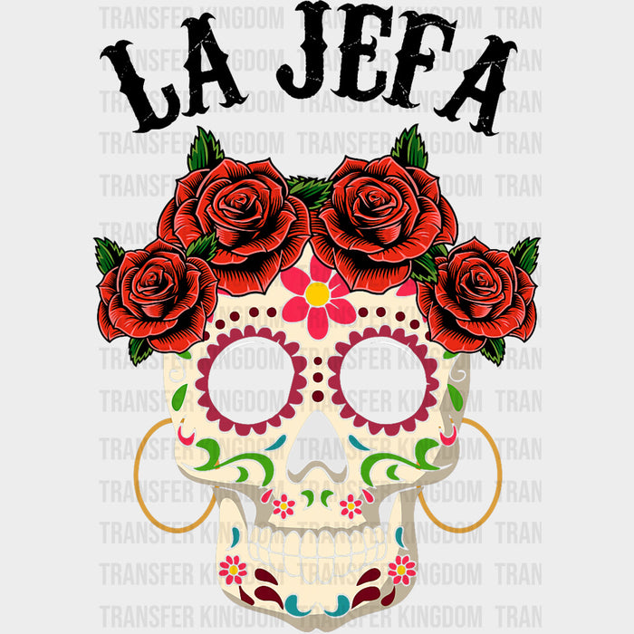 La Jefa - Day of the Dead DTF Transfers