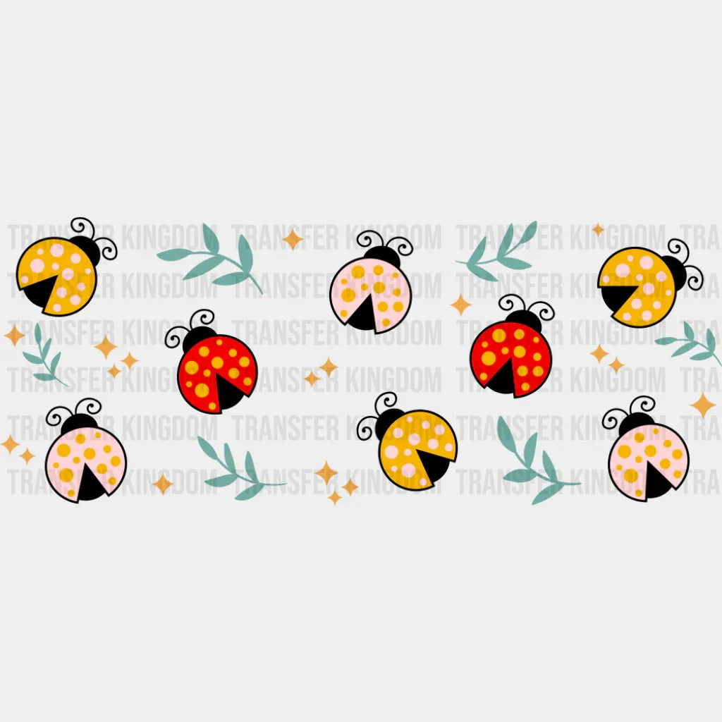 Ladybugs - General Cup Wrap UV Sticker Permanent UV DTF Decal UVDTF