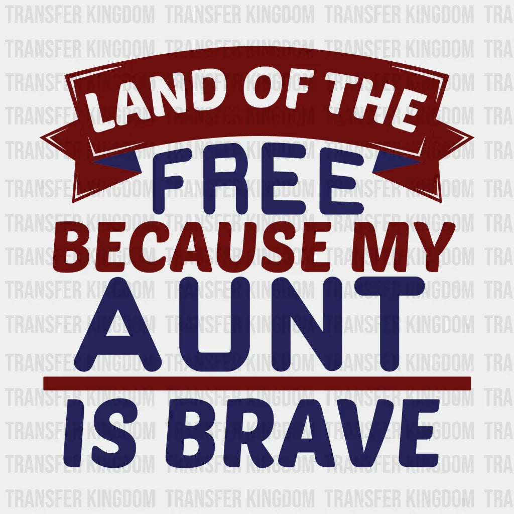 Land Of The Free - Memorial Day DTF Transfer - Transfer Kingdom