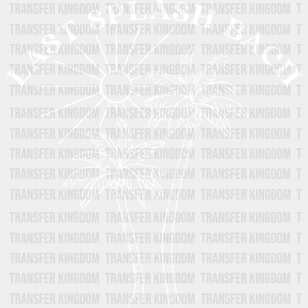 Last Splash Bach Summer Dtf Transfer Unisex - S & M (10’) / Light Color Design See Imaging