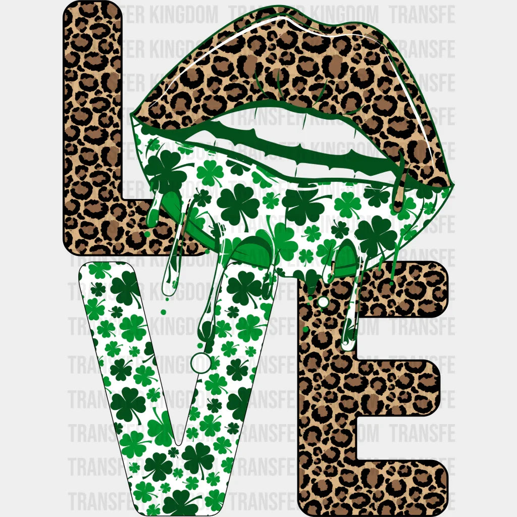 LOVE St. Patrick's Day Design - DTF heat transfer - Transfer Kingdom