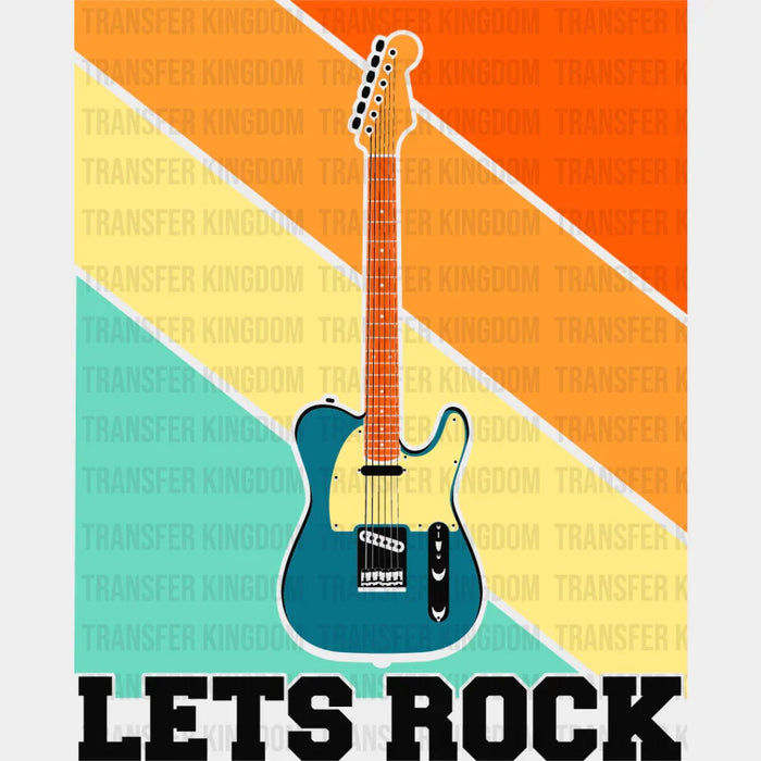 Let's Rock - Singing DTF Heat Transfer