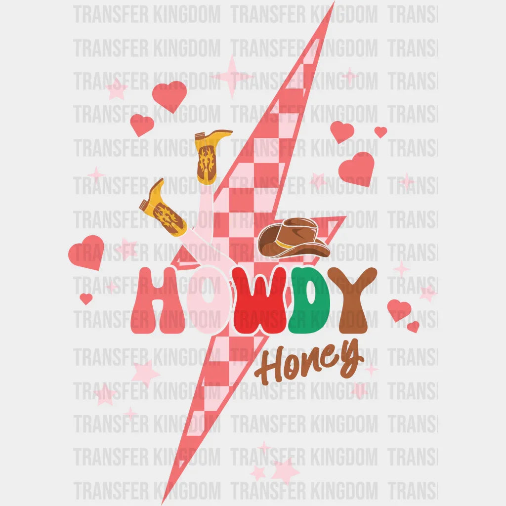 LIGHTNING HOWDY HONEY - DTF heat transfer - transfer-kingdom