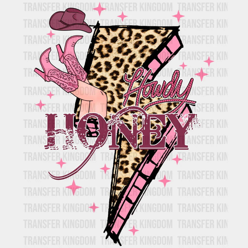LIGHTNING HOWDY HONEY - DTF heat transfer - transfer-kingdom