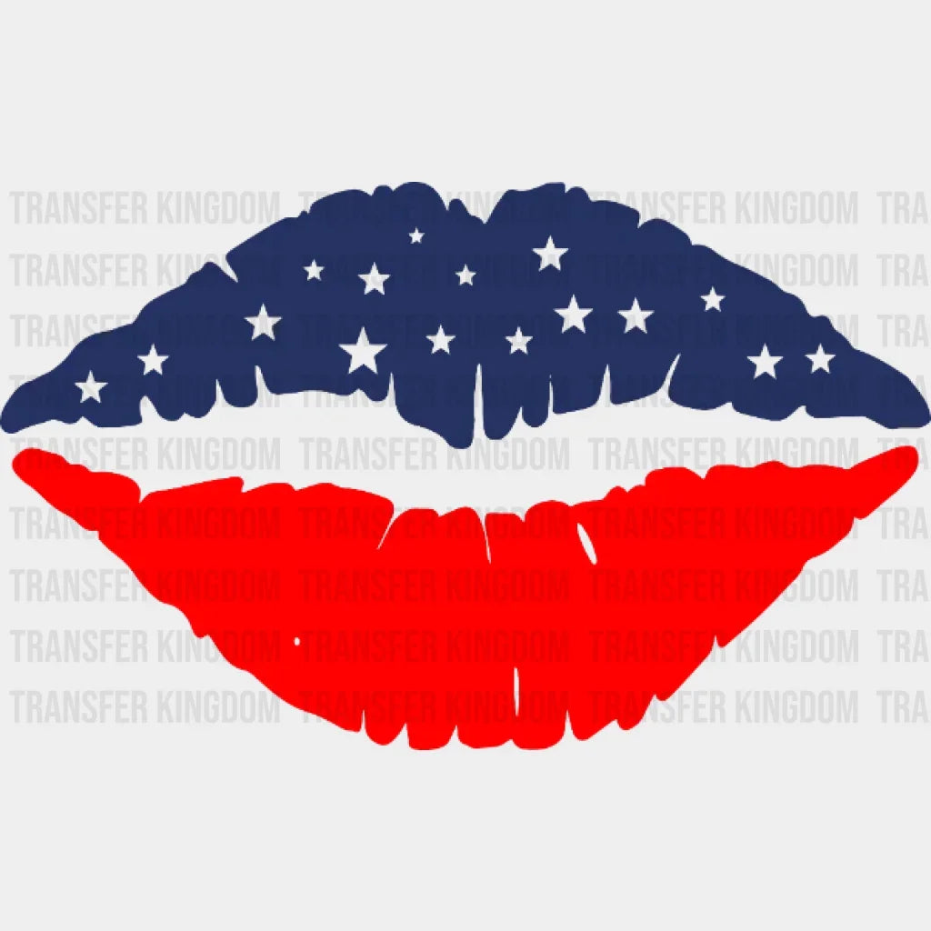 Lips Mouth American Dtf Transfer