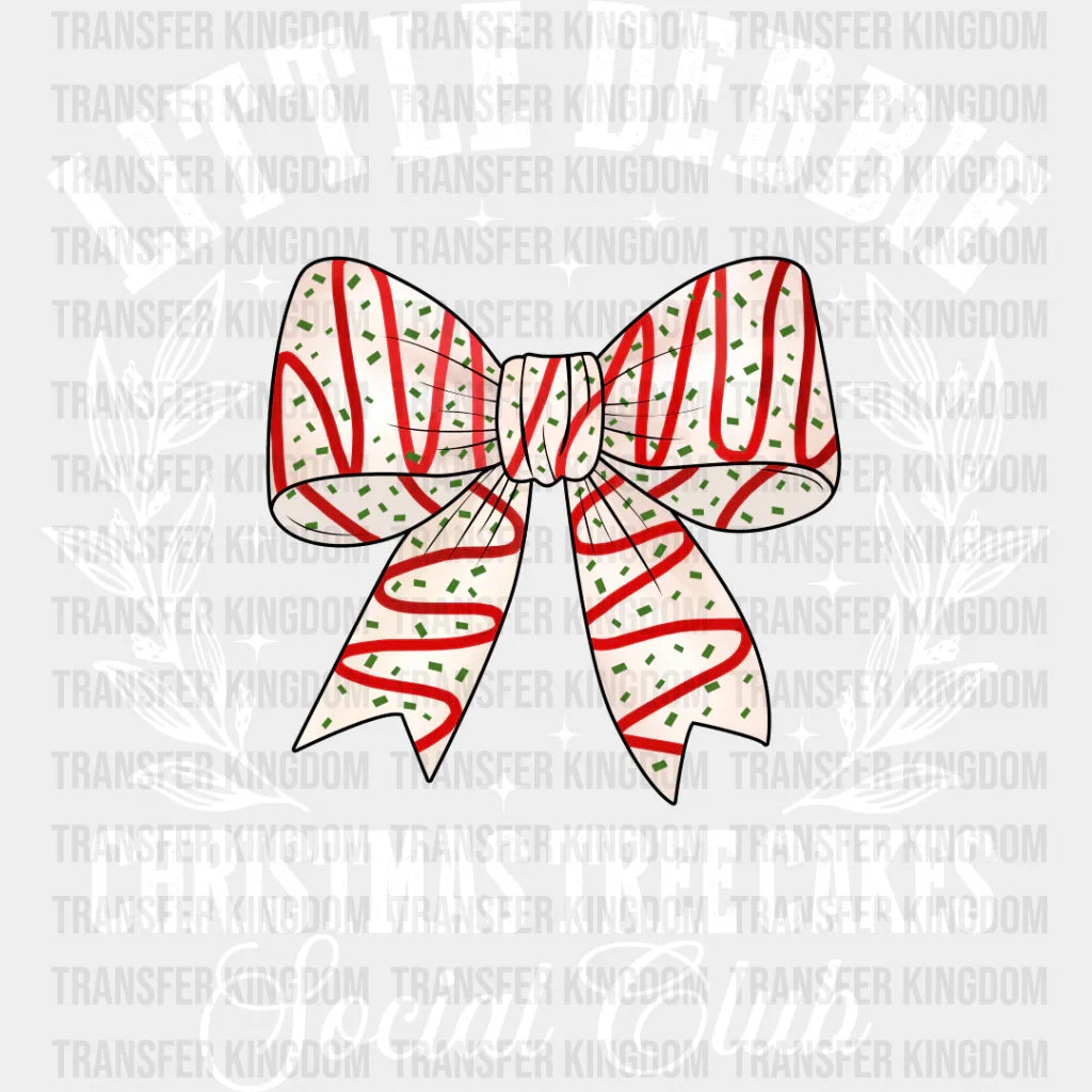 Little Debbie Cakes - Christmas Dtf Transfer Unisex S & M (10’’) / Light Color Design See Imaging