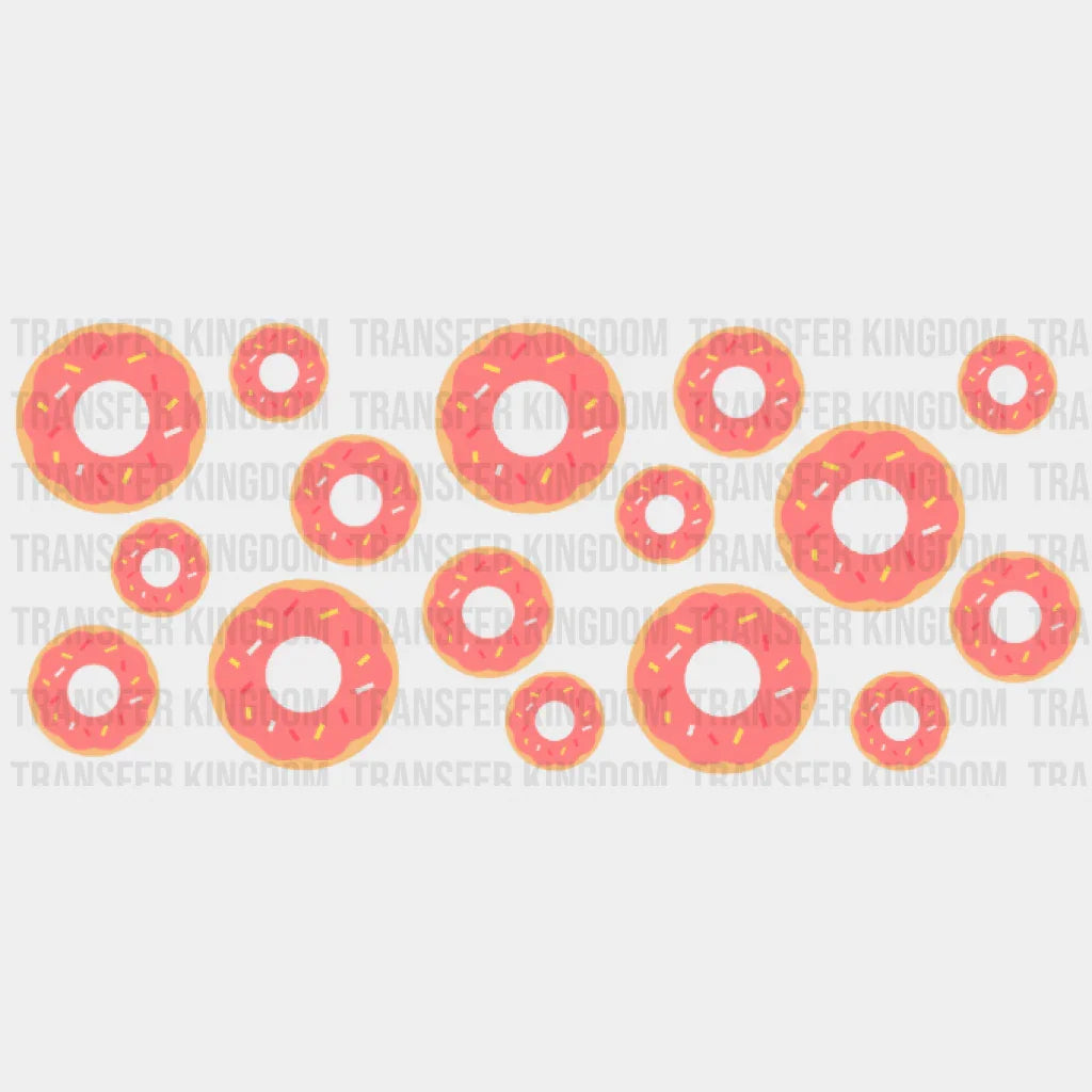 Little Doughnuts Uv Dtf Transfer Cup Wrap Sticker