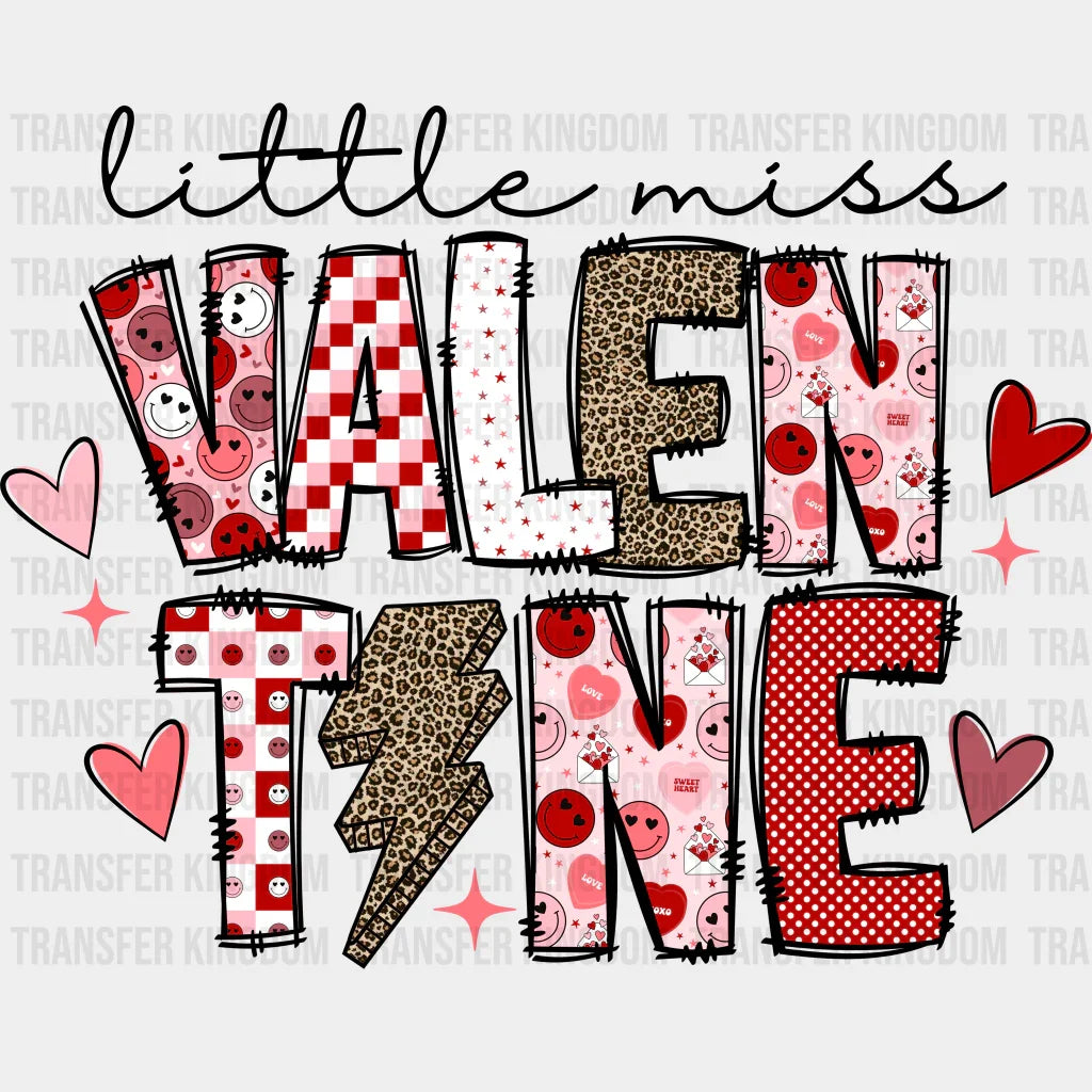 LITTLE MISS VALENTINE - DTF heat transfer - transfer-kingdom
