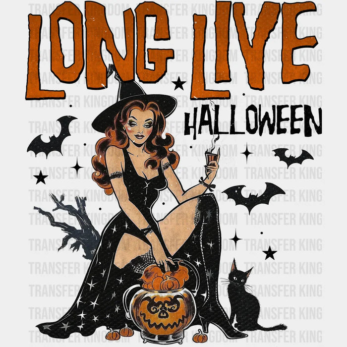 Long Live  Halloween - Halloween DTF Heat Transfer
