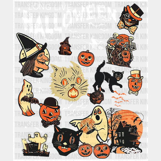 Long Live Halloween - Dtf Transfer Unisex S & M (10’’) / Light Color Design See Imaging