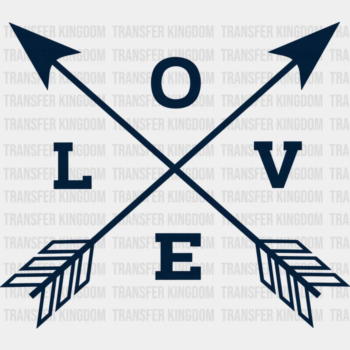 Love Arrows Valentine's Day Design - DTF heat transfer